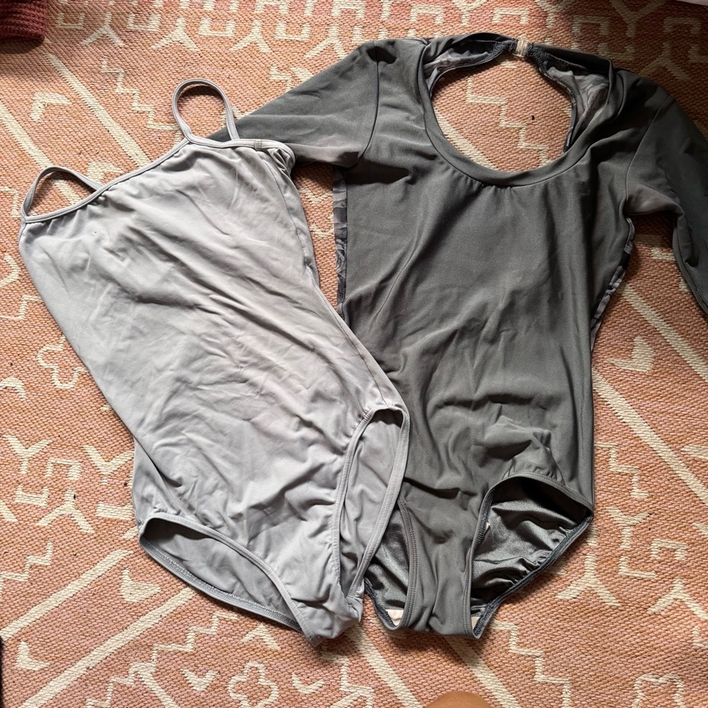 Gray Size Small Leotard Bundle - image 1